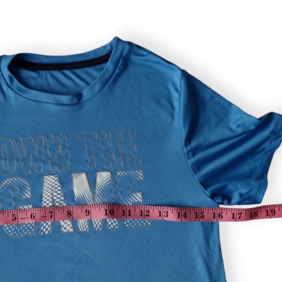 C9 by Champion Boys' Short Sleeve T-Shirt. SIZE L(12/14) .Color Blue - Picture 9 of 11